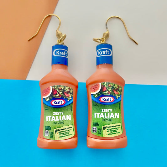 Kraft Zesty Italian Dressing Mini Brands Earrings