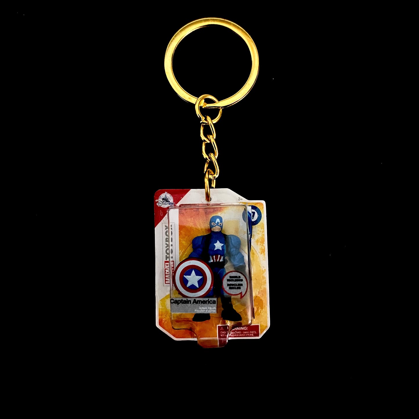 Captain America Action Figure Mini Brands Keychain