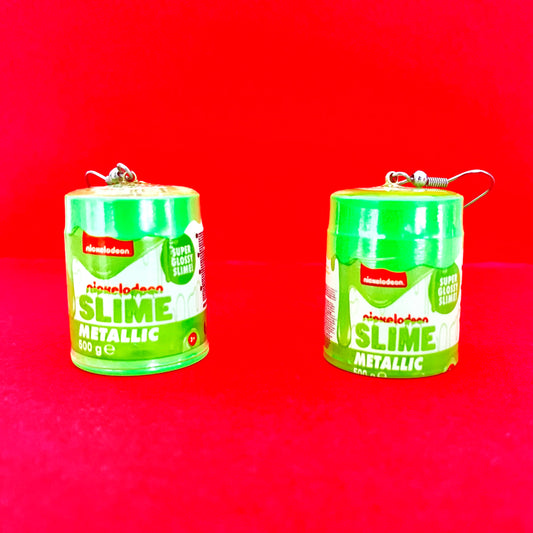 Nickelodeon Green Slime Mini Brands Earrings